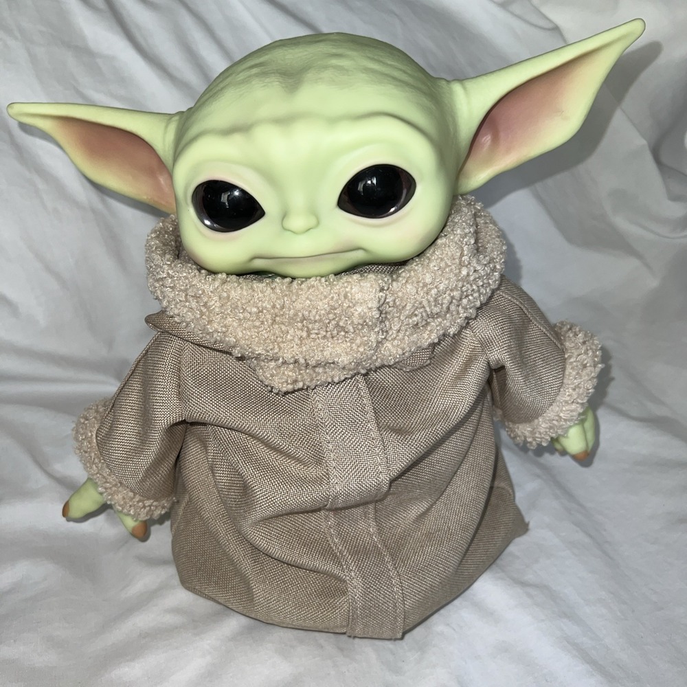 STAR WARS MANDALORIAN GROGU BABY YODA PLUSH 12" 2020 MATTEL TOY